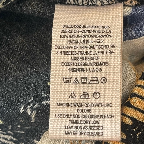 Free People Catch Me If You Can Tie Sleeve Blouse, Boho Cheetah Print, XS - Picture 6 of 16